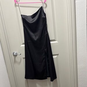 Lulu's Chic Black One-Shoulder Dress